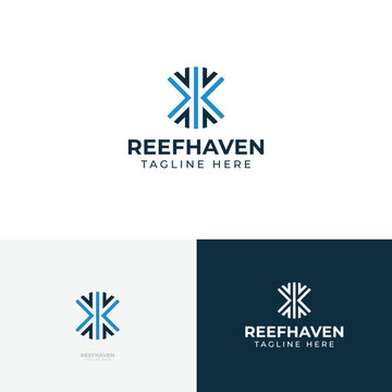 Frozen Snowflake Logo Vector