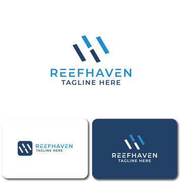 H modern letter logo design