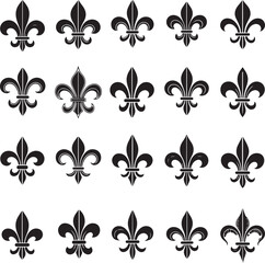 Fleur de lis set © MstHazara