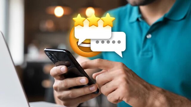 Happy emoji on phone.