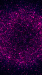Abstract magenta cosmic dust ring with swirling particles on a dark background, creating a vibrant space energy texture © Bolbik