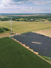 Investment in green technology on farmland © AlexGo