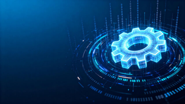 Digital gear with binary code