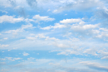blue sky with clouds