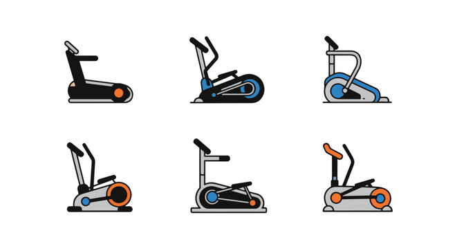 Stepmill Line art vector set creative fluid abstract illustration