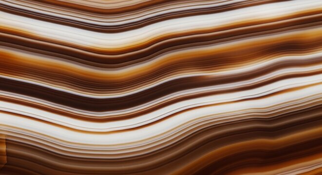 Abstract Swirling Bands of Earthy Tones and White.