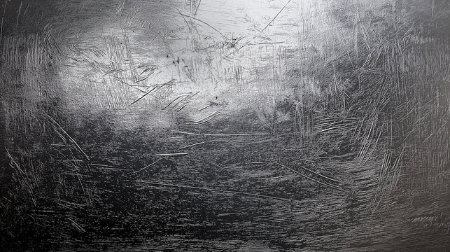 scratch. Close-up of a textured metal surface with intricate scratched patterns, creating an abstract and visually striking effect. safety posters.