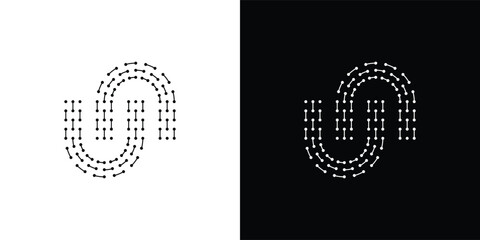 Double Dotted U Link Logo © SuperKin
