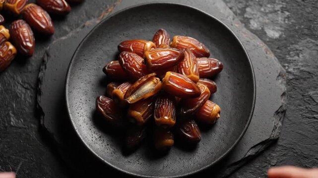 Delicious Medjool dates, a healthy and natural sweet snack, perfect for Ramadan and any time of year