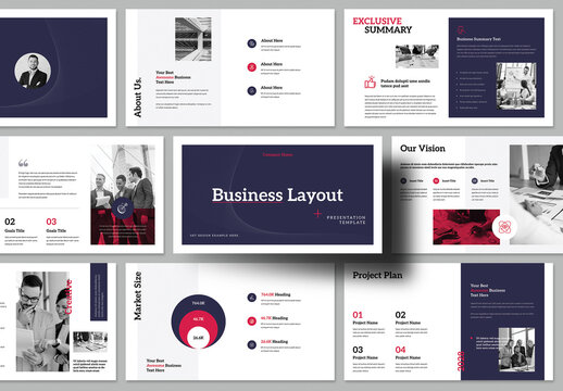 Business Plan Presentation Layout