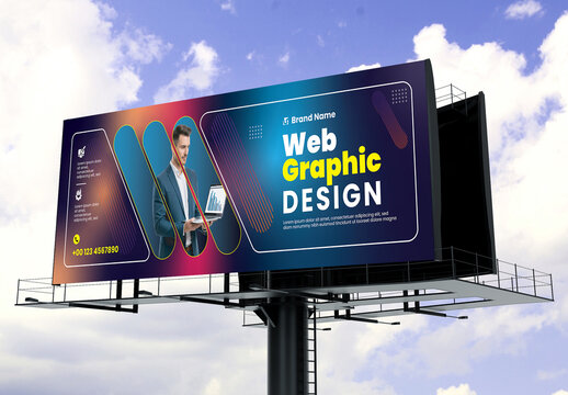 Modern Creative Business Billboard Banner Layout