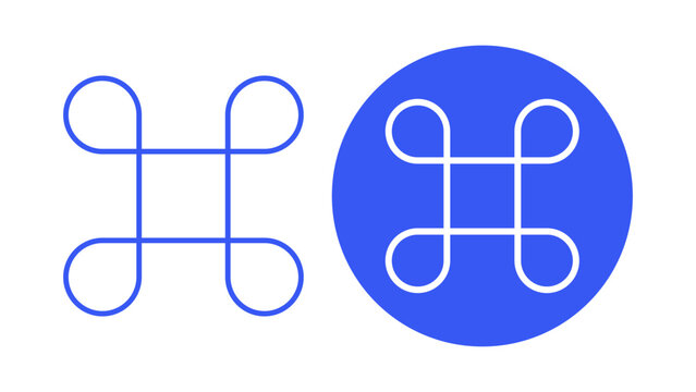 Command Keyboard Shortcut Symbol For Computer Operation And Productivity Tools Color Icon Set
