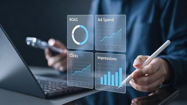 Digital Marketing Campaign Analysis &ndash; ROAS, Ad Spend, Clicks and Performance Growth Dashboard