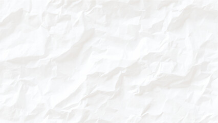 Naklejka premium Crumpled white paper texture background closeup
