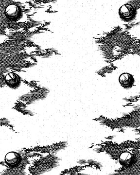 Close-up of heavy denim texture with frayed edges and rivets, vector graphic art