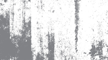 Obraz premium Grey distressed texture with vertical streaks and scattered speckles on white background grunge abstract