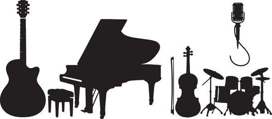 musical instruments set © khan