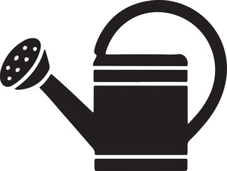 Watering Can Garden Tool Plant Care Black Icon Vector © Nazrul Art24