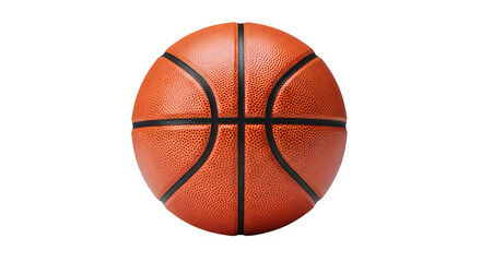 Fototapeta premium A close up of a basketball isolated on transparent background