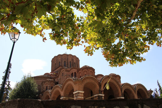 Church of Prophet Elijah Thessaloniki August 2024 Byzantine arches and dome