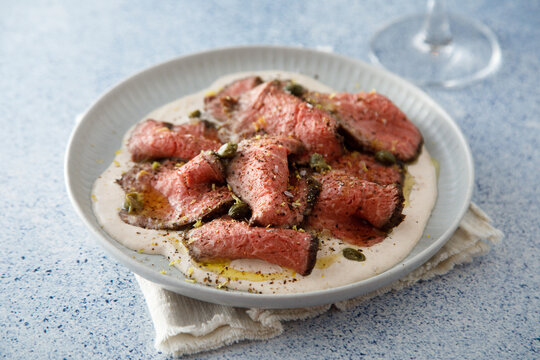 Traditional vitello tonnato