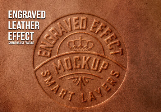 Engraved Leather Effects