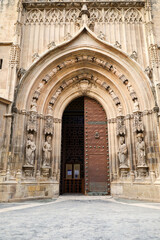 Fototapeta premium The Apostles Door of The Cathedral Church of Saint Mary in Murcia city
