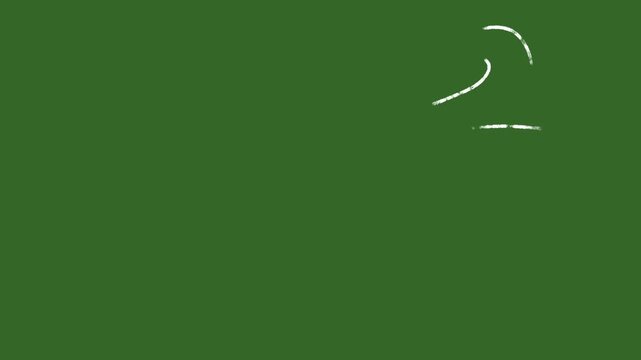 vector white lines wind effect on green screen, UI motion graphics. alpha adjustment layer, smooth animated line filter, 2d animation