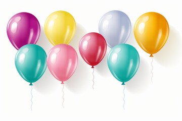 Vibrant balloons creating a cheerful atmosphere for celebrations and special occasions