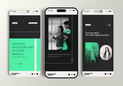 Creative Business Social Media Post Template Set