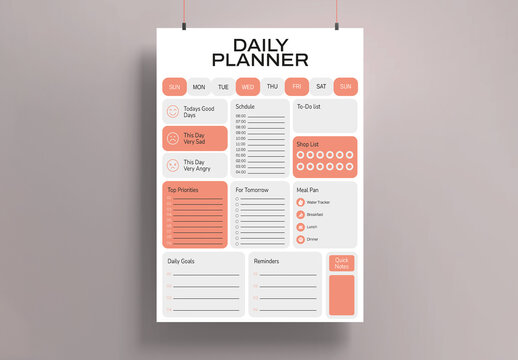 Daily Planner Template