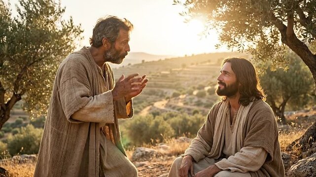 Peter Asks Jesus About Forgiveness
