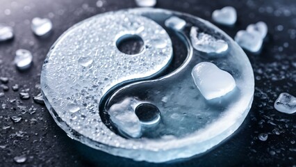 Obraz premium Yin Yang Balance Harmony Spiritual Symbol