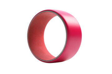 Sturdy yoga wheel for Pilates, yoga, and fitness routines isolated on transparent background
