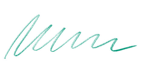 Obraz premium Hand-drawn crayon swirl scribble isolated on transparent background, Minimalist Abstract Wax Pencil Stroke Curvy Line Decorative Graphic Element for Creative Design.