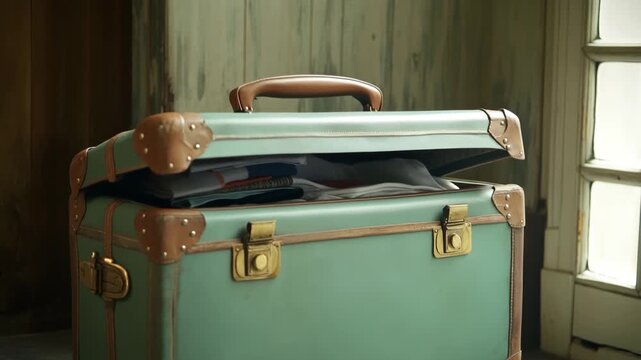 Travel suitcase, luggage, A travel suitcase with wheels, designed for easy transport