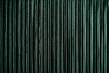 Obraz premium Dark Green Vertical Ribbed Texture Background for Commercial Use