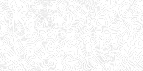 Abstract design with seamless pattern with lines topographic map. geographic mountain relief. the white on black contours topography stylized height of the lines. geographic contour map paper texture. © Arte Acuático
