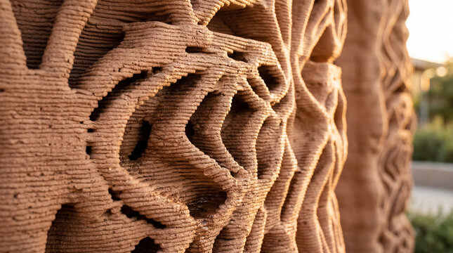 3D clay cooling wall parametric