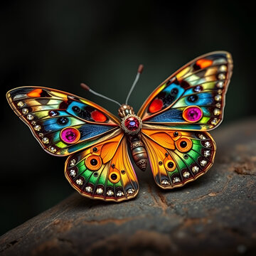 Jewelled nawab butterfly