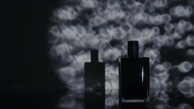 bottle perfume with smoke