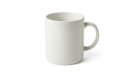 White ceramic coffee mug handle.