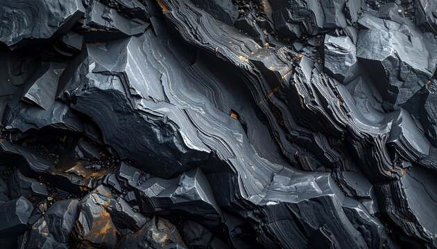 Close-up of textured rock formations, showing natural patterns and details.