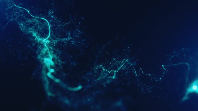 Digital Fractal Particles Fluid Slow Motion Background
Slowmo animated background with elegant particles gently flowing inside fluid space with delicate light flickering in a seamless loop