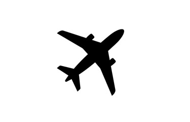 Airplane icon. Plane. Flight. Travel jet. Transportation