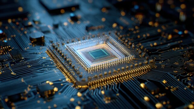 Quantum processor chip, ultra-detailed --ar 16:9 --v 7 Job ID: ee646194-8bef-497c-b77d-680bdcd5d112