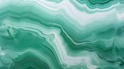Fototapeta premium Elegant green marble pattern with smooth onyx texture, natural stone surface, abstract wavy lines, luxurious mineral background, calming and sophisticated design for interior decor
