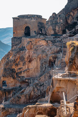 Vardzia cave monastery complex in Georgia, a city carved into the cliffs in the south of Georgia © Pernelle Voyage