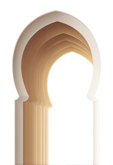 Fototapeta premium PNG Elegant archway with layered design.
