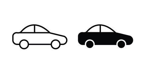 Obraz premium Car icon collection vector illustrations, Vector pictogram
